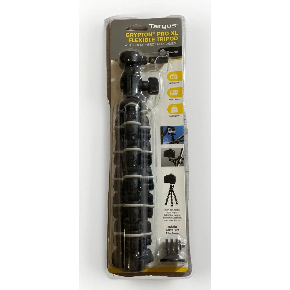 Targus Grypton Pro XL‎ Flexible Tripod with GoPro Hero Attachment TG-GT80G-101